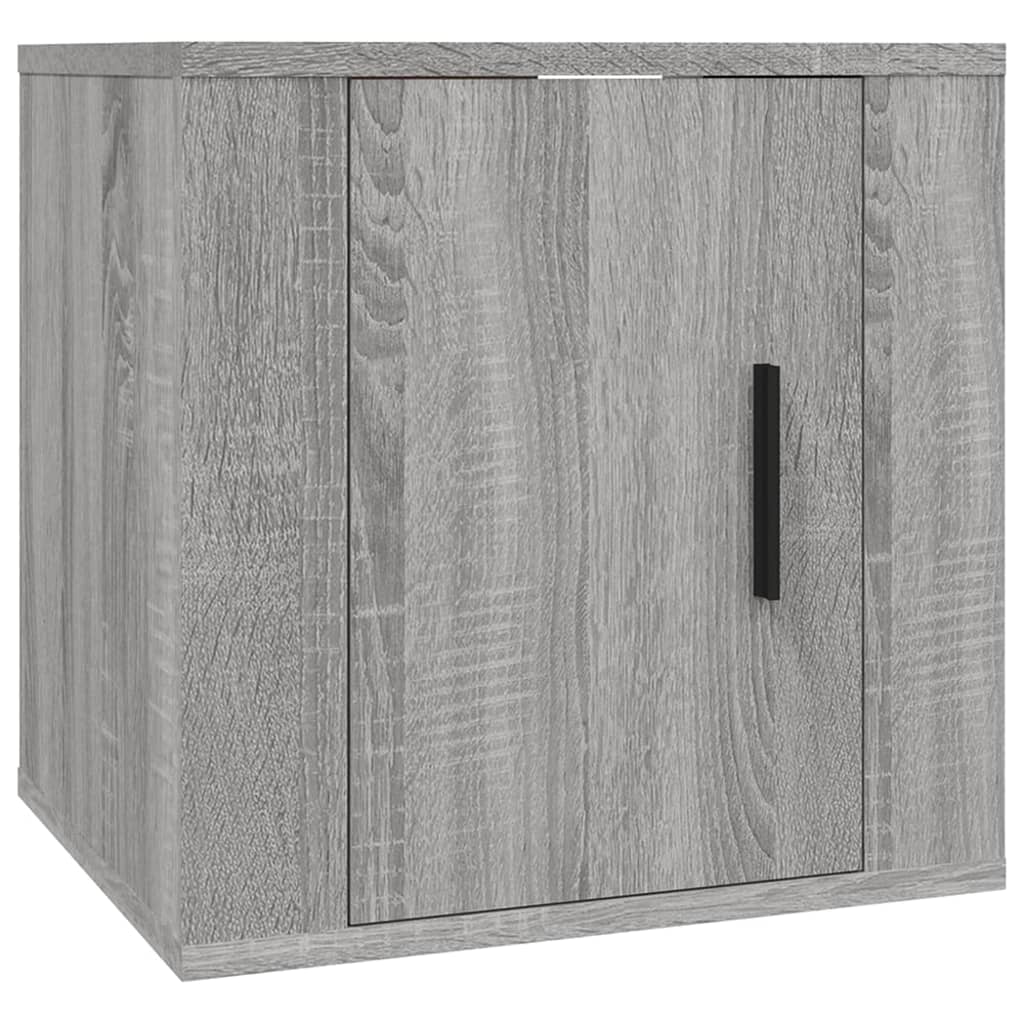 vidaXL Set de muebles para TV 3 pzas madera contrachapada gris Sonoma