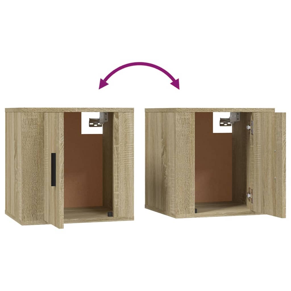 vidaXL Set de muebles para TV 4 pzas madera contrachapada roble Sonoma