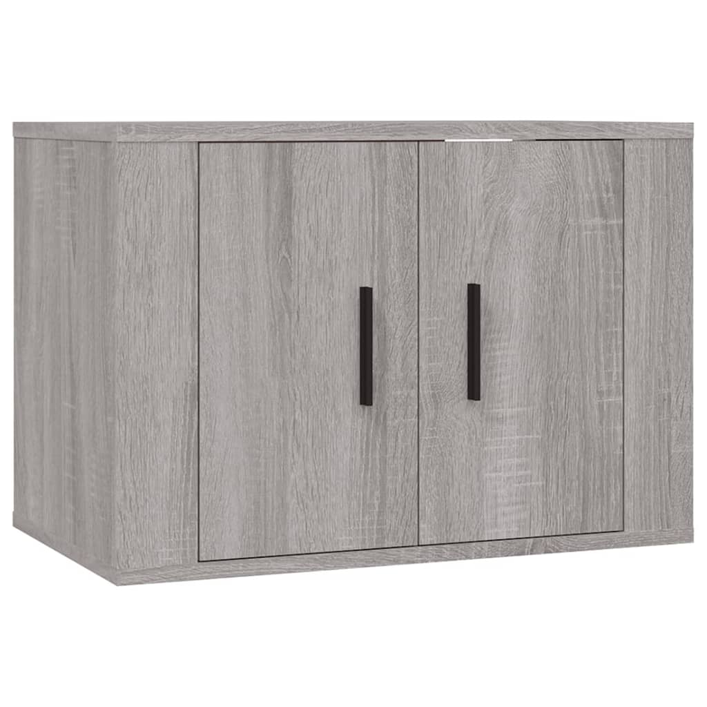 vidaXL Set de muebles para TV 2 pzas madera contrachapada gris Sonoma