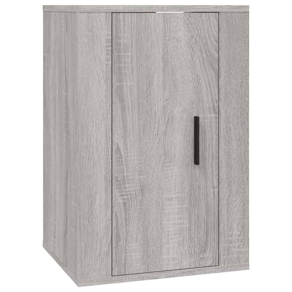 vidaXL Set de muebles para TV 2 pzas madera contrachapada gris Sonoma