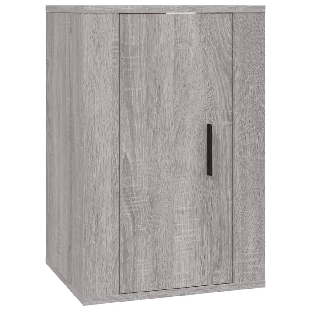 vidaXL Set de muebles para TV 4 pzas madera contrachapada gris Sonoma