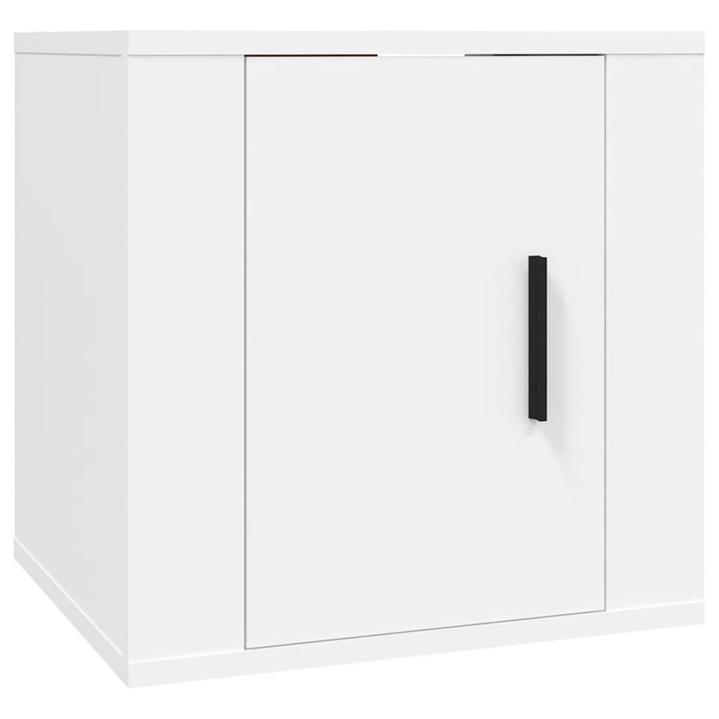 vidaXL Set de muebles para TV 6 piezas madera contrachapada blanco