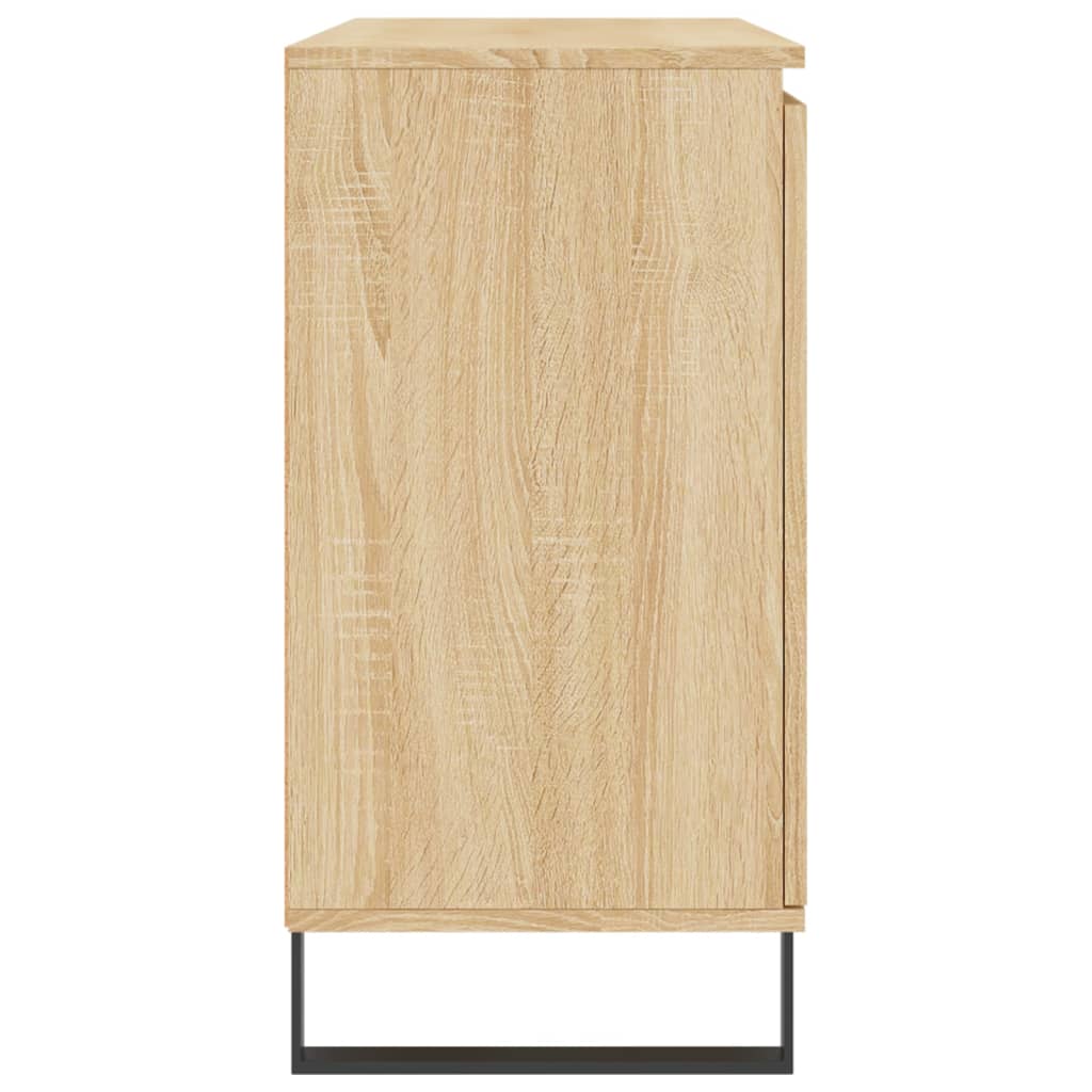 vidaXL Aparador de madera de ingeniería roble Sonoma 104x35x70 cm