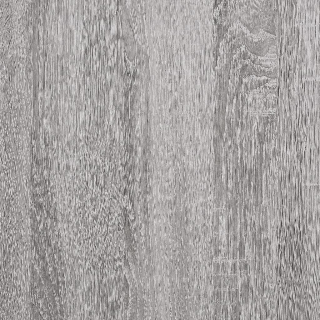 vidaXL Aparador de madera de ingeniería gris Sonoma 104x35x70 cm