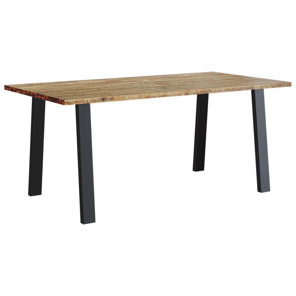 vidaXL Mesa de comedor madera maciza de acacia 150x90x75 cm