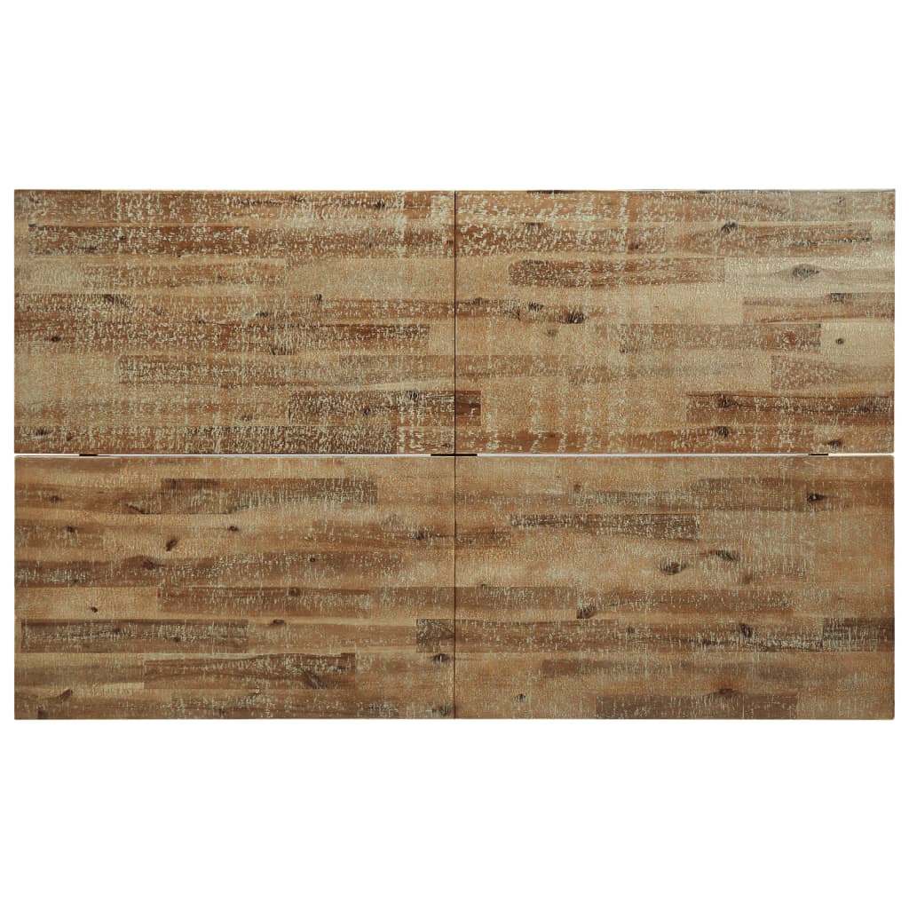 vidaXL Mesa de comedor madera maciza de acacia 150x90x75 cm