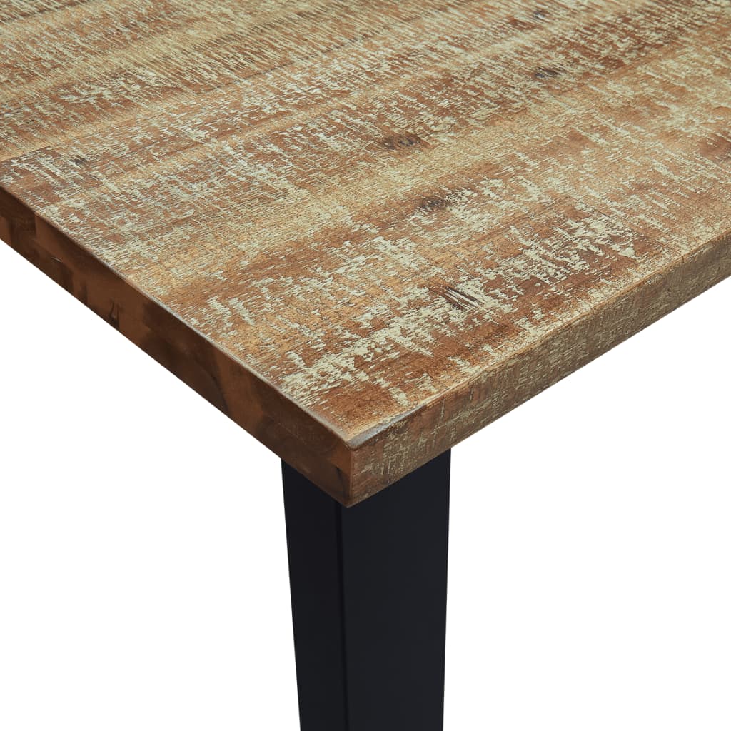 vidaXL Mesa de comedor madera maciza de acacia 150x90x75 cm