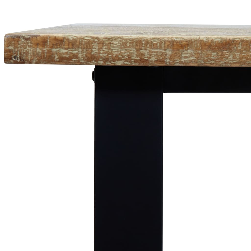 vidaXL Mesa de comedor madera maciza de acacia 150x90x75 cm