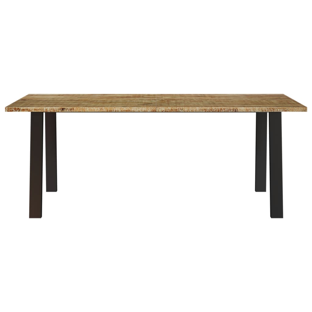 vidaXL Mesa de comedor madera maciza de acacia 200x90x75 cm