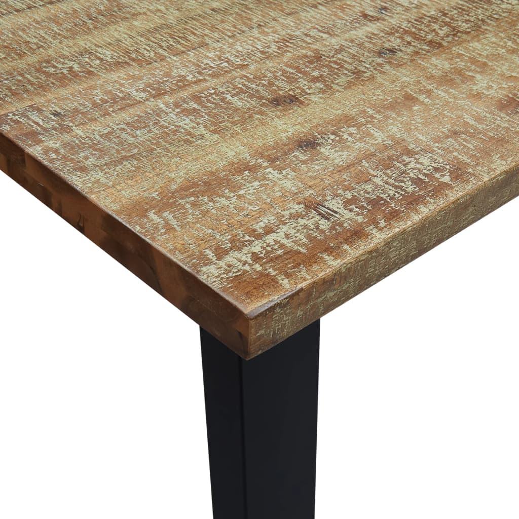 vidaXL Mesa de comedor madera maciza de acacia 200x90x75 cm