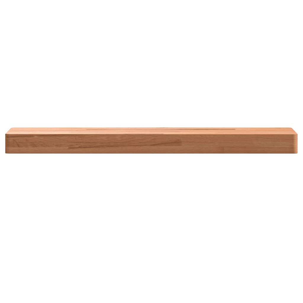 vidaXL Estante de pared madera maciza de haya 60x20x4 cm