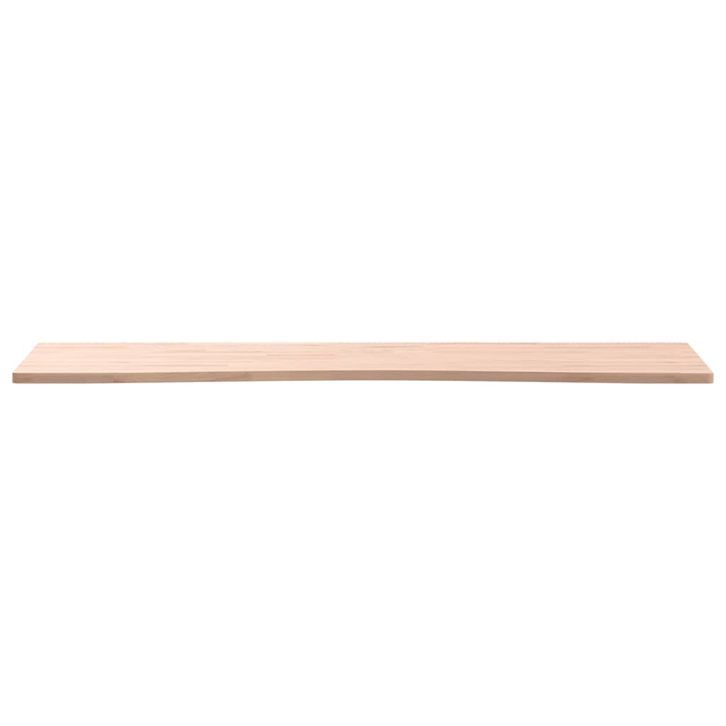 vidaXL Tablero de escritorio madera maciza de haya 100x(55-60)x1,5 cm