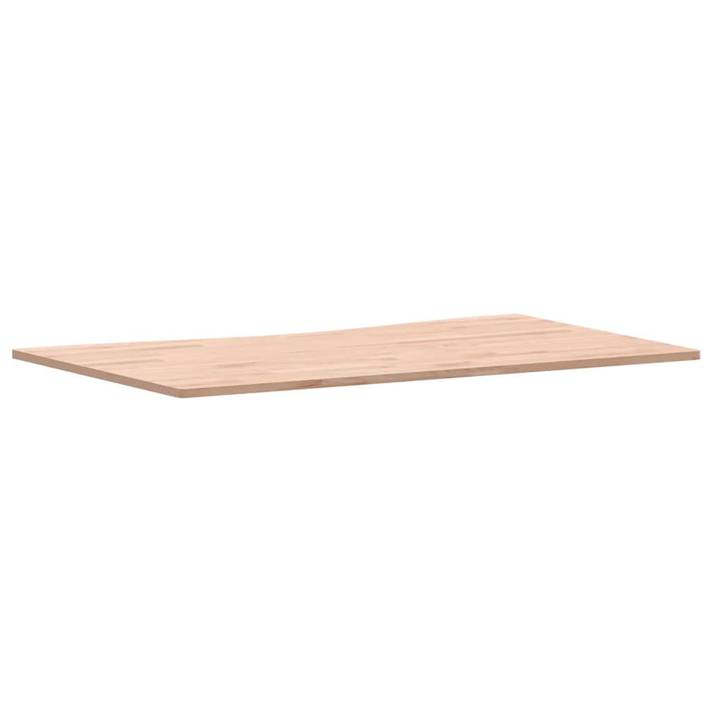 vidaXL Tablero de escritorio madera maciza de haya 100x(55-60)x1,5 cm