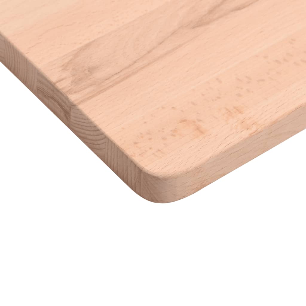 vidaXL Tablero de escritorio madera maciza de haya 100x(55-60)x1,5 cm