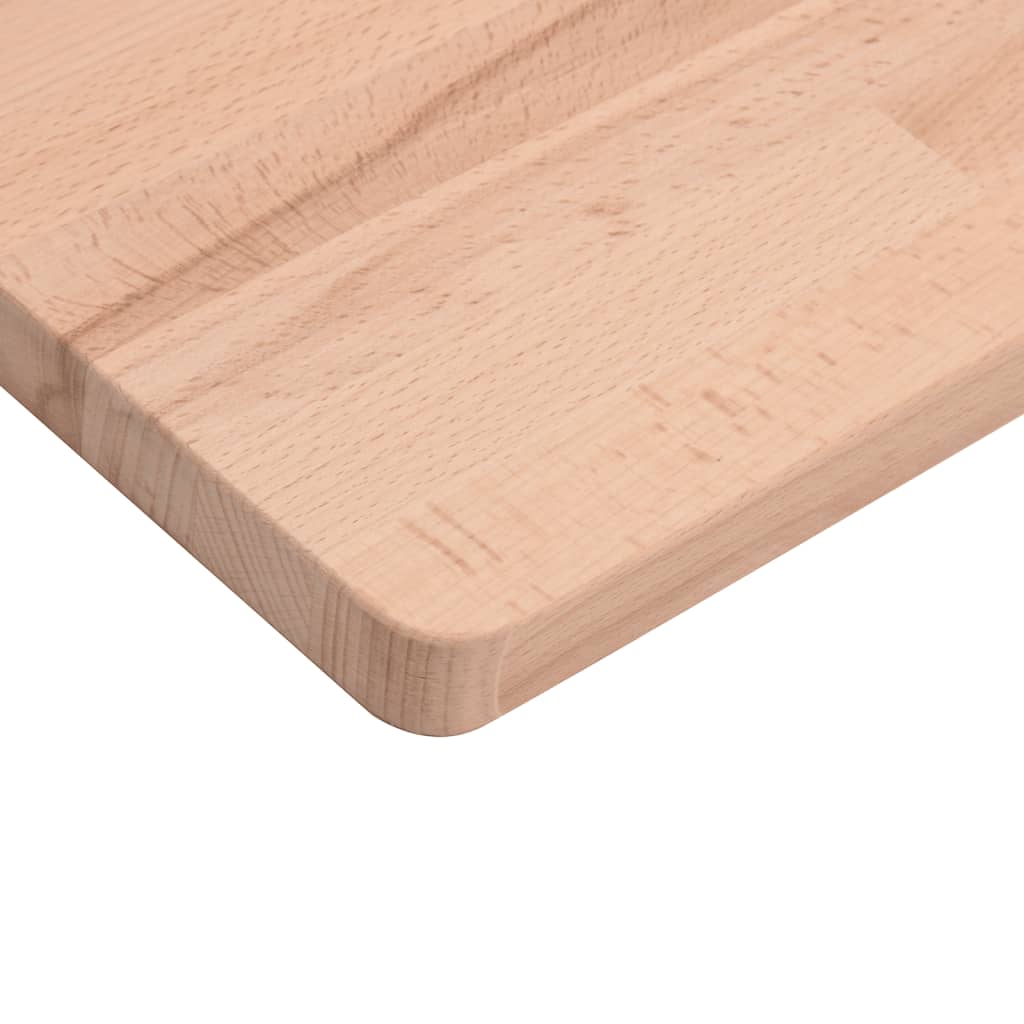 vidaXL Tablero de escritorio madera maciza de haya 80x40x2,5 cm