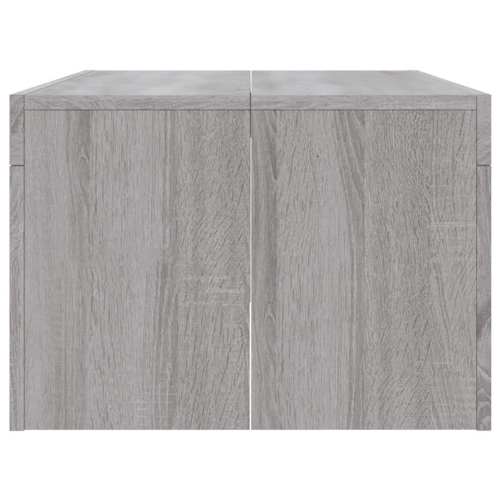 vidaXL Mesa de centro madera de ingeniería gris Sonoma 102x50x36 cm