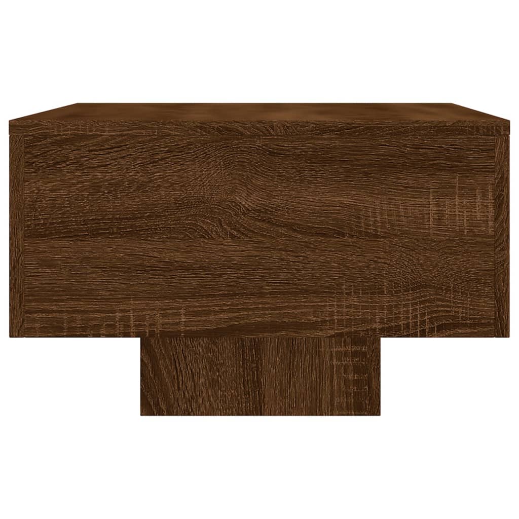 vidaXL Mesa de centro madera de ingeniería roble marrón 100x49,5x31 cm