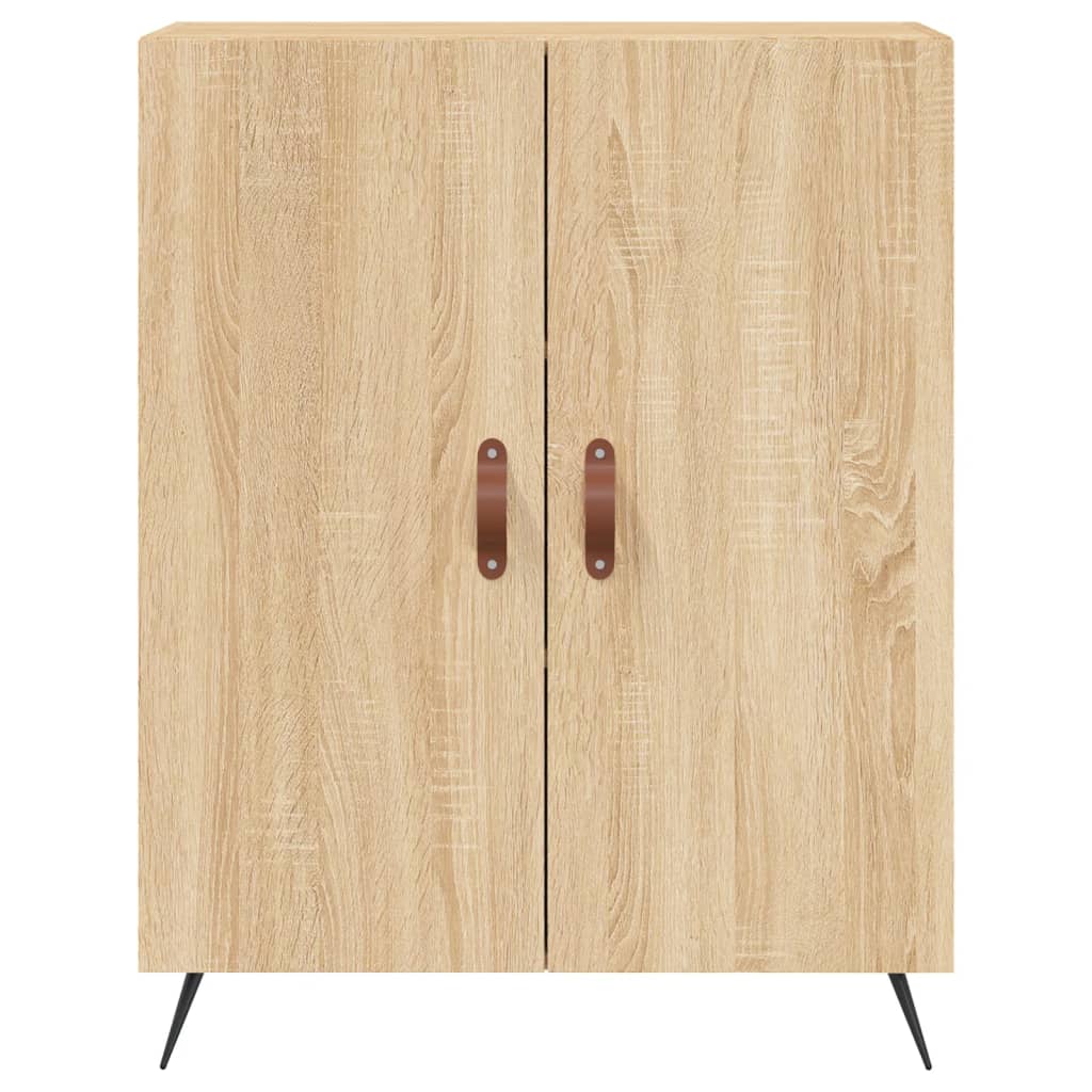 vidaXL Aparador alto madera contrachapada color roble 69,5x34x180 cm