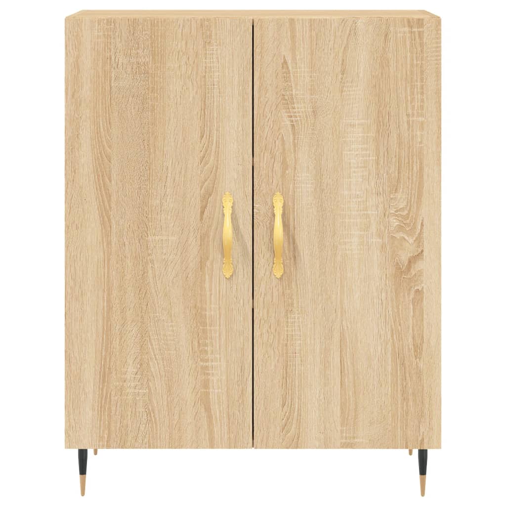 vidaXL Aparador alto madera contrachapada color roble 69,5x34x180 cm