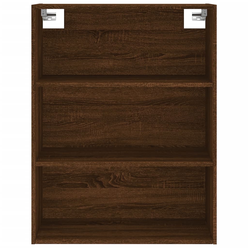 vidaXL Aparador alto madera contrachapada marrón roble 69,5x34x180 cm