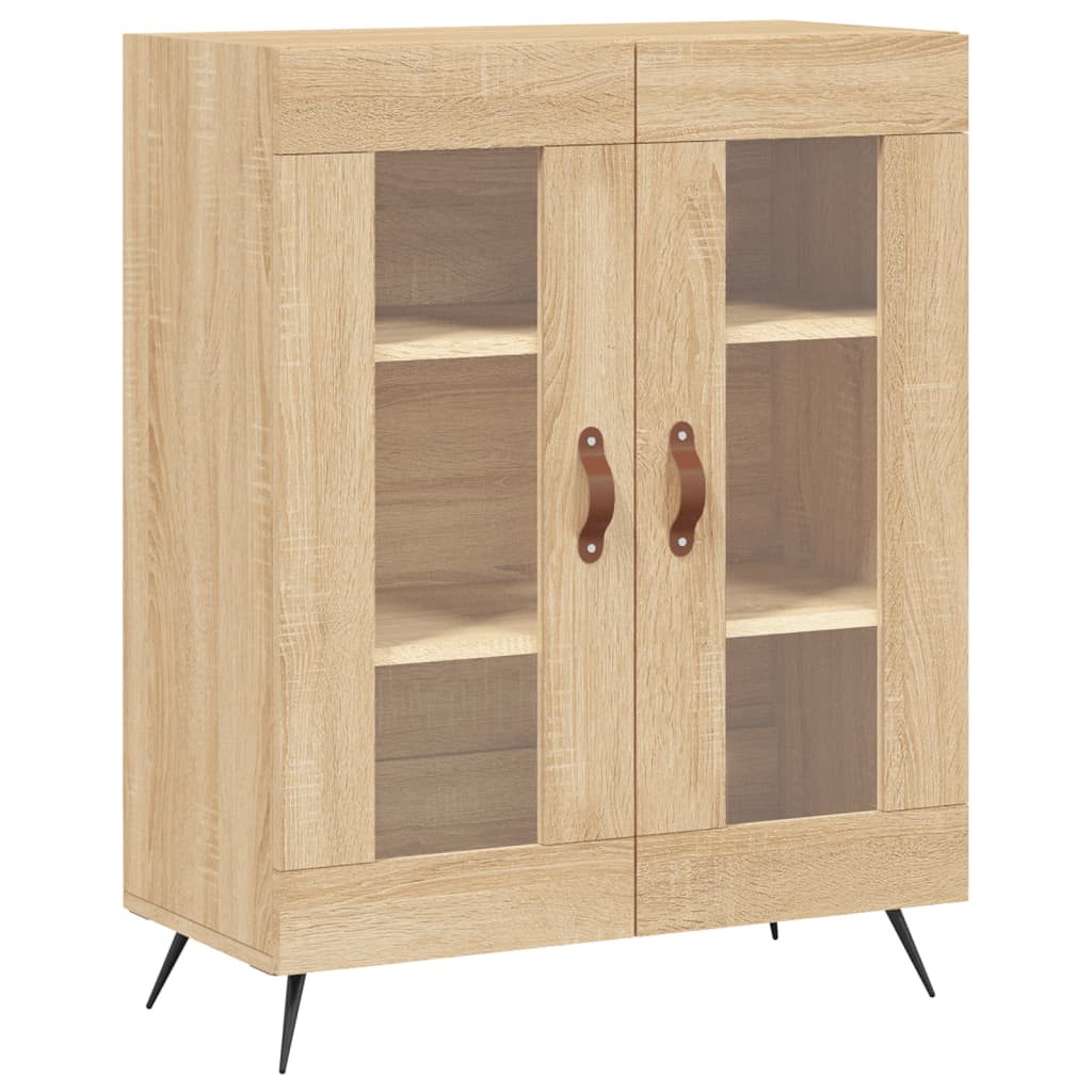 vidaXL Aparador alto madera contrachapada color roble 69,5x34x180 cm