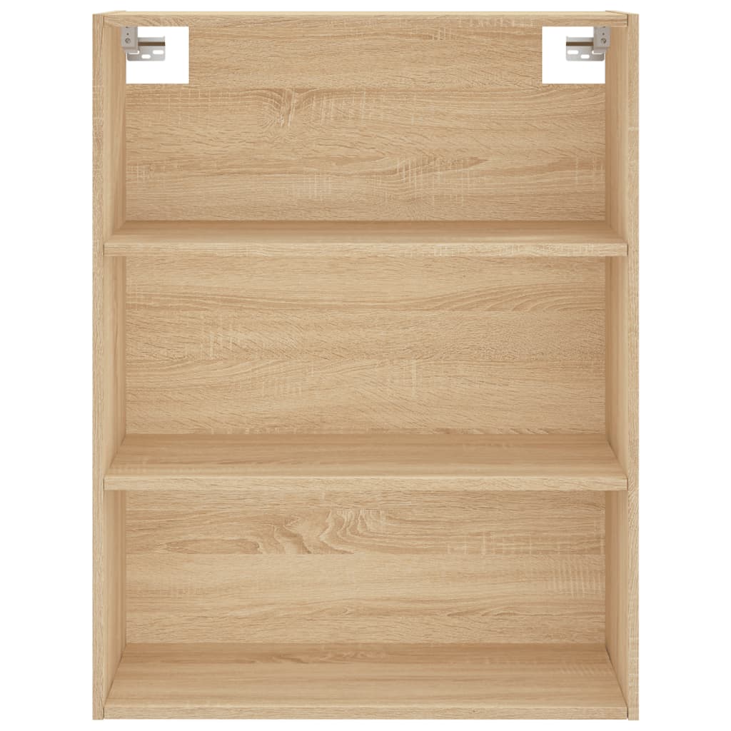 vidaXL Aparador alto madera contrachapada color roble 69,5x34x180 cm