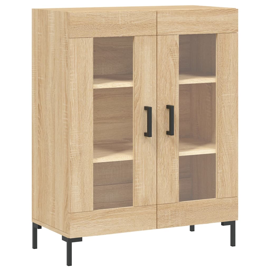 vidaXL Aparador alto madera contrachapada color roble 69,5x34x180 cm