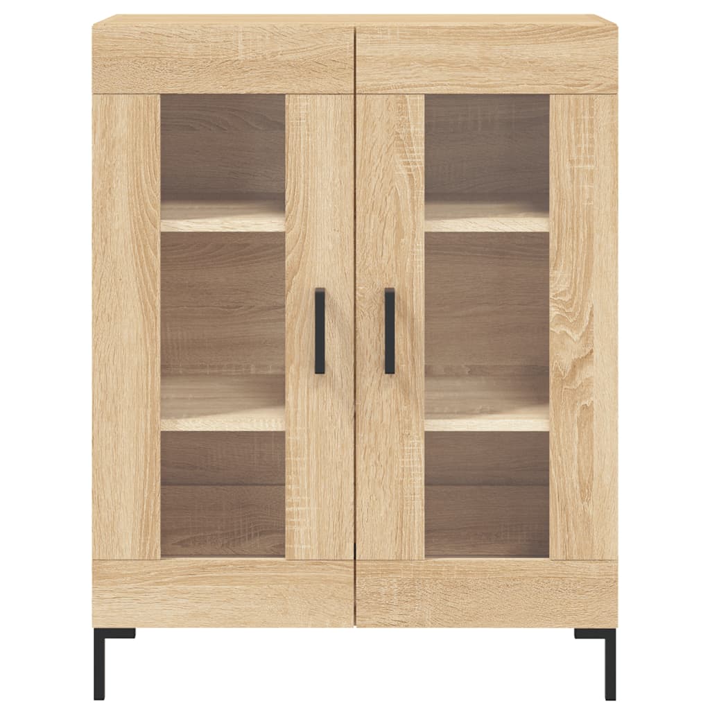 vidaXL Aparador alto madera contrachapada color roble 69,5x34x180 cm