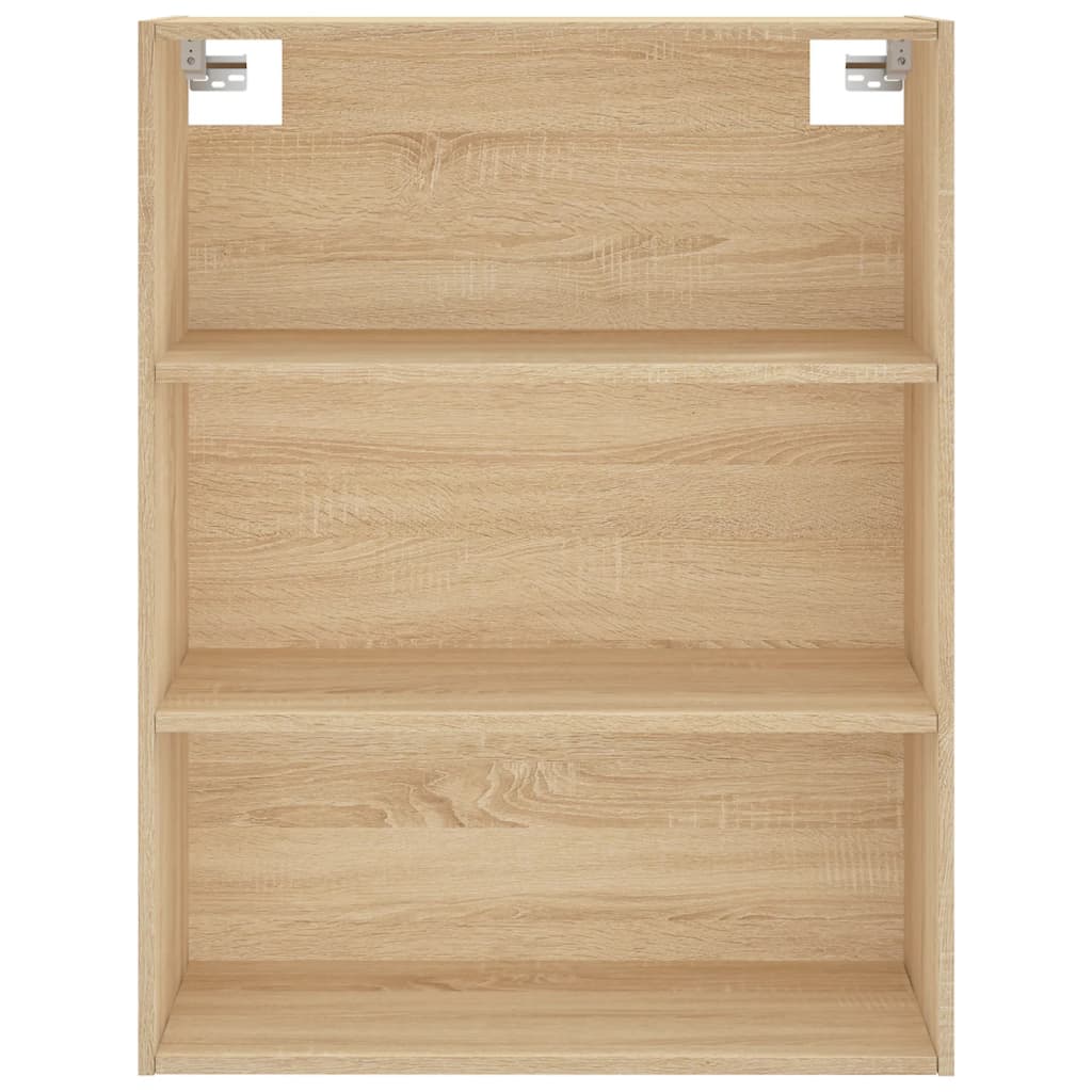 vidaXL Aparador alto madera contrachapada color roble 69,5x34x180 cm