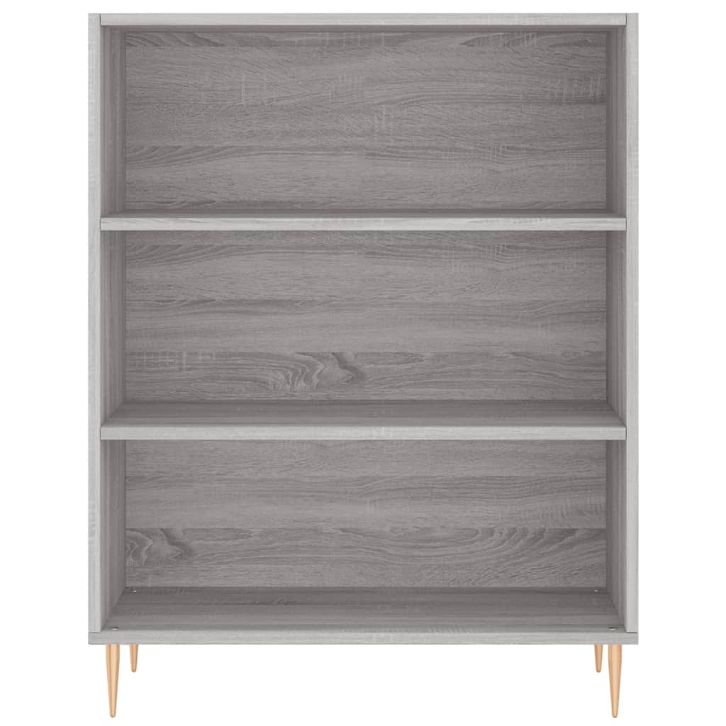 vidaXL Aparador alto madera de ingeniería gris Sonoma 69,5x32,5x180 cm