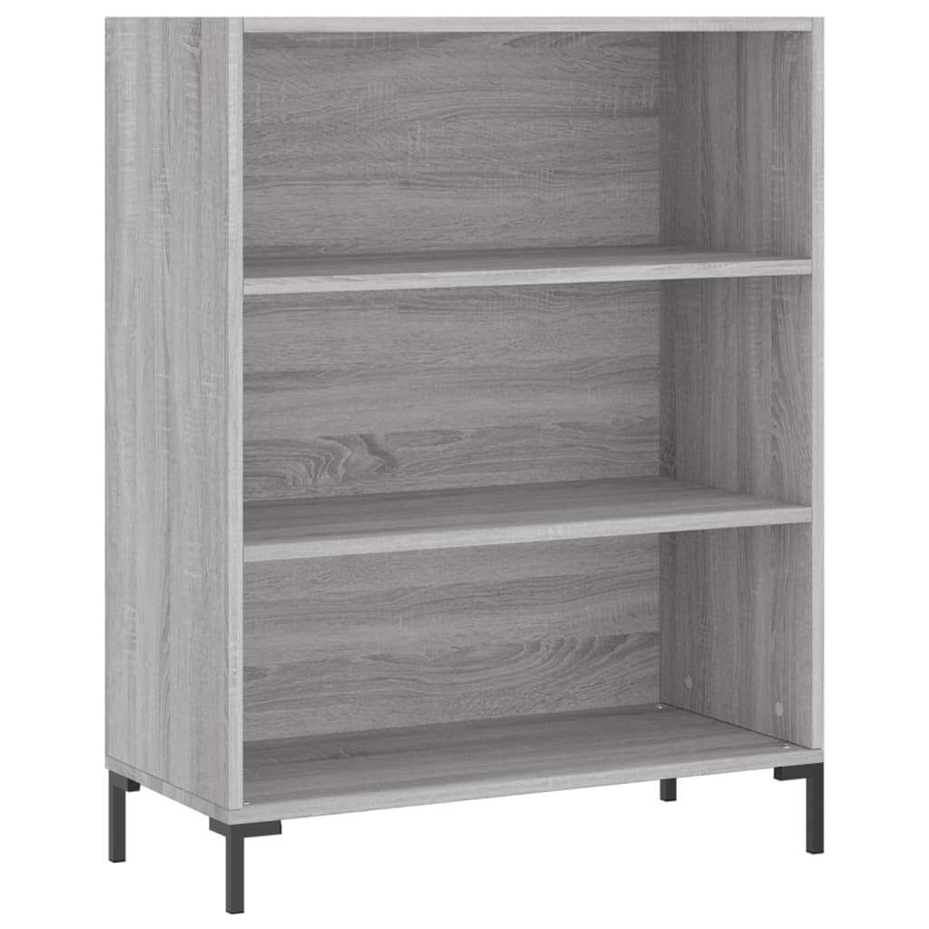 vidaXL Aparador alto madera de ingeniería gris Sonoma 69,5x32,5x180 cm