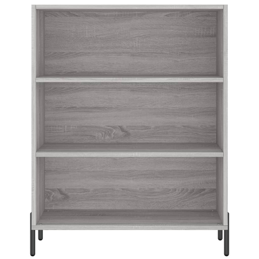 vidaXL Aparador alto madera de ingeniería gris Sonoma 69,5x32,5x180 cm