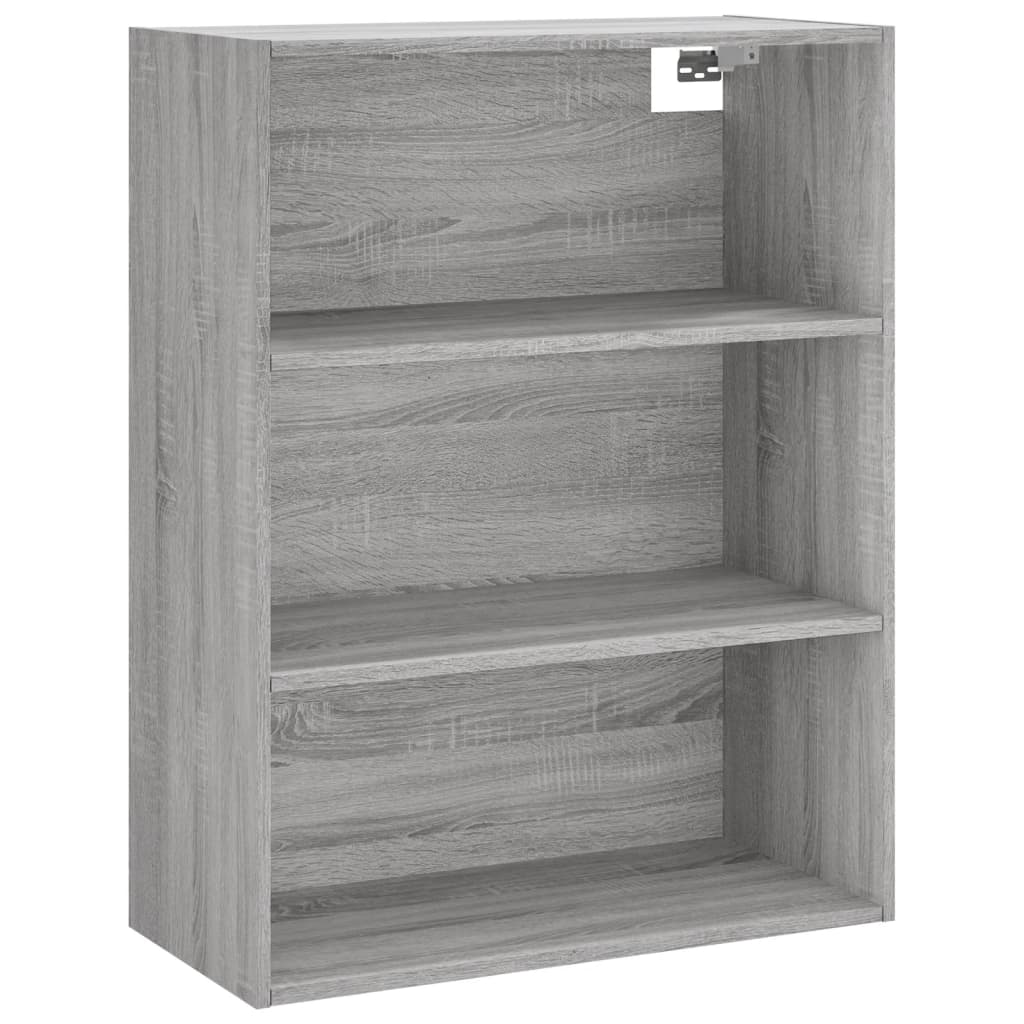 vidaXL Aparador alto madera de ingeniería gris Sonoma 69,5x32,5x180 cm