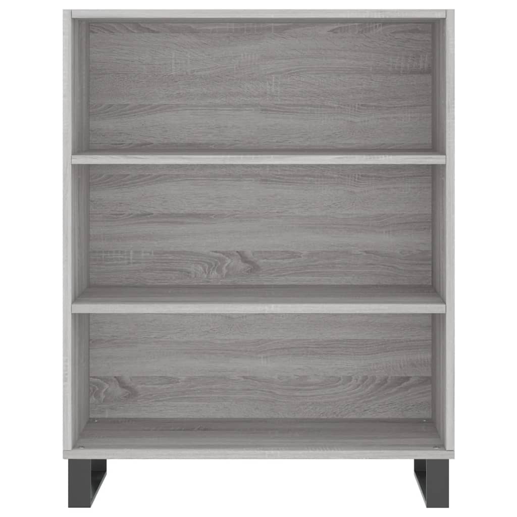 vidaXL Aparador alto madera de ingeniería gris Sonoma 69,5x32,5x180 cm