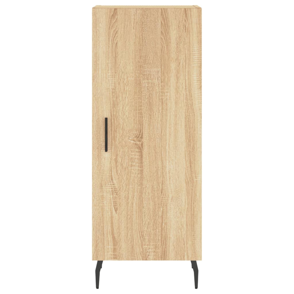 vidaXL Aparador de madera contrachapada roble Sonoma 34,5x34x180 cm