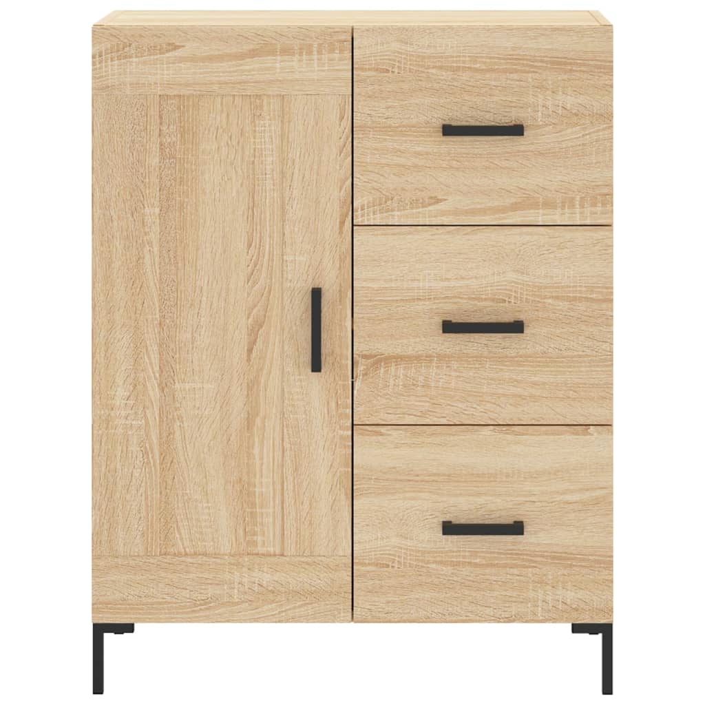 vidaXL Aparador alto madera contrachapada color roble 69,5x34x180 cm