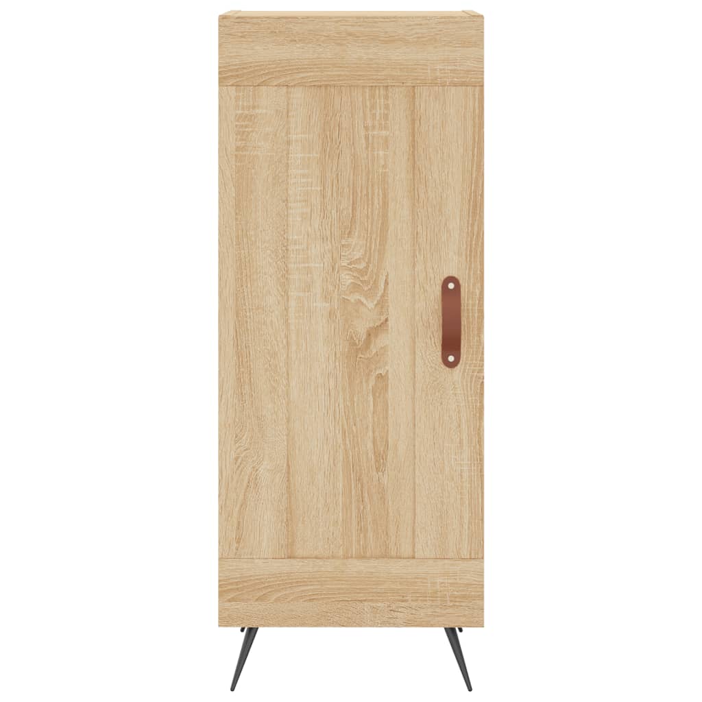 vidaXL Aparador de madera contrachapada roble Sonoma 34,5x34x180 cm