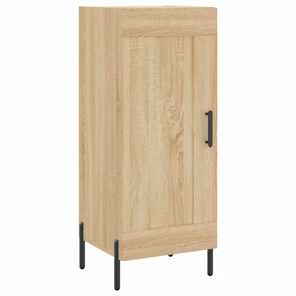 vidaXL Aparador de madera contrachapada roble Sonoma 34,5x34x180 cm