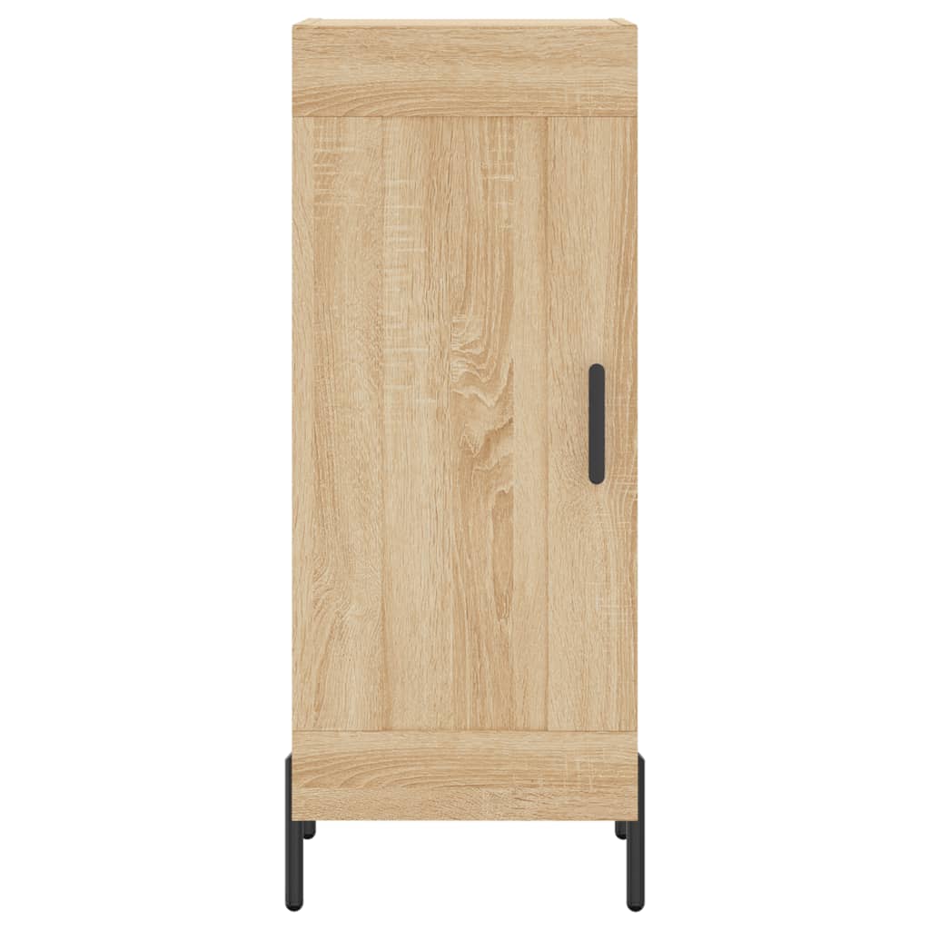 vidaXL Aparador de madera contrachapada roble Sonoma 34,5x34x180 cm