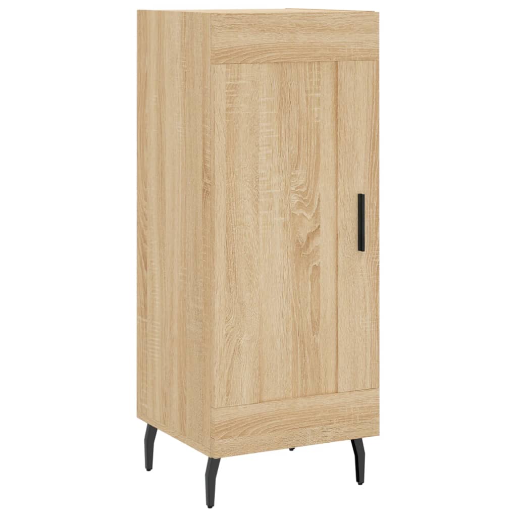 vidaXL Aparador de madera contrachapada roble Sonoma 34,5x34x180 cm