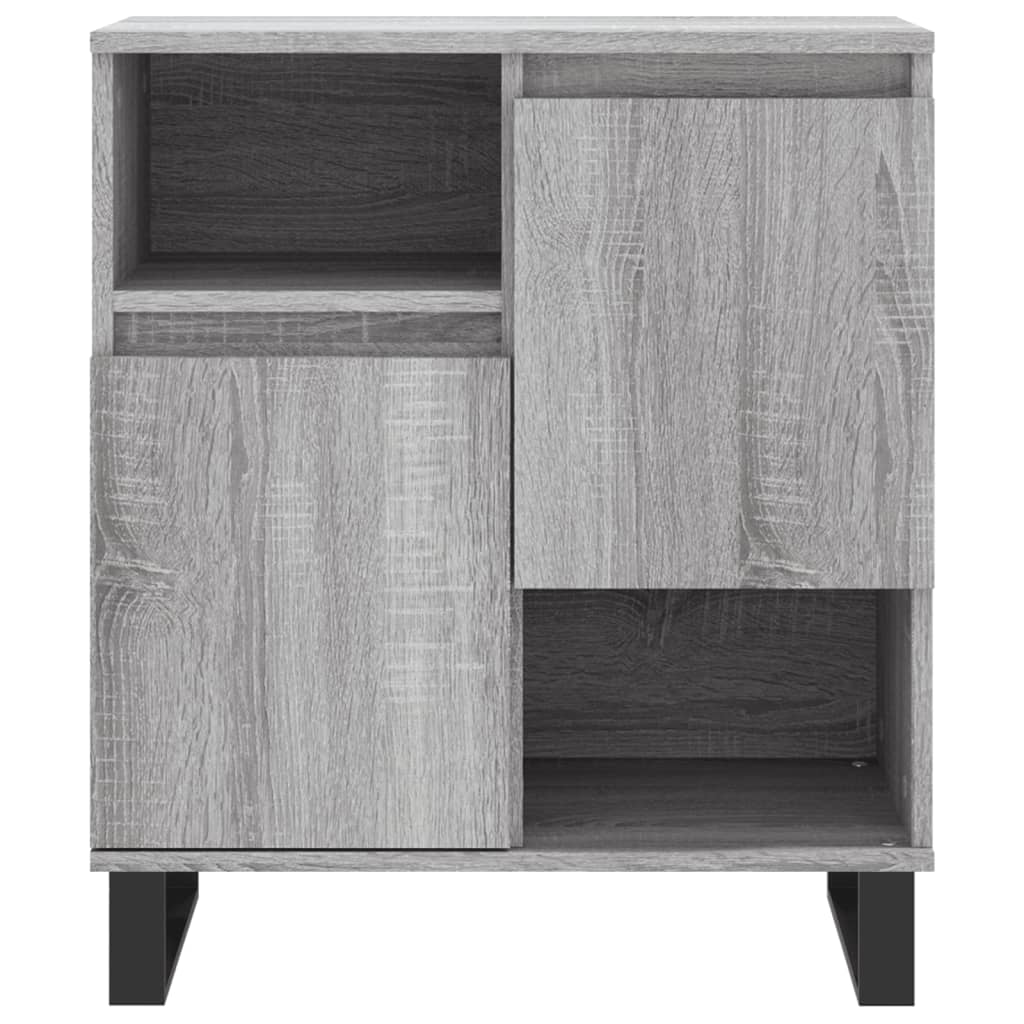 vidaXL Aparadores 3 uds madera contrachapada gris Sonoma