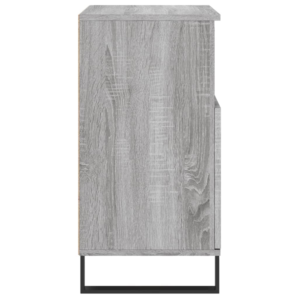 vidaXL Aparadores 3 uds madera contrachapada gris Sonoma