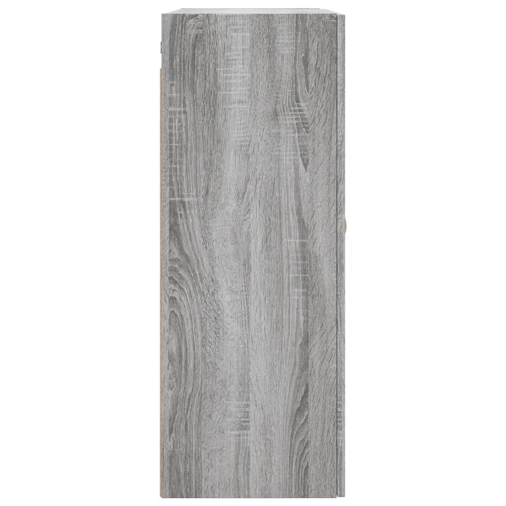 vidaXL Armario de pared gris Sonoma 69,5x34x90 cm