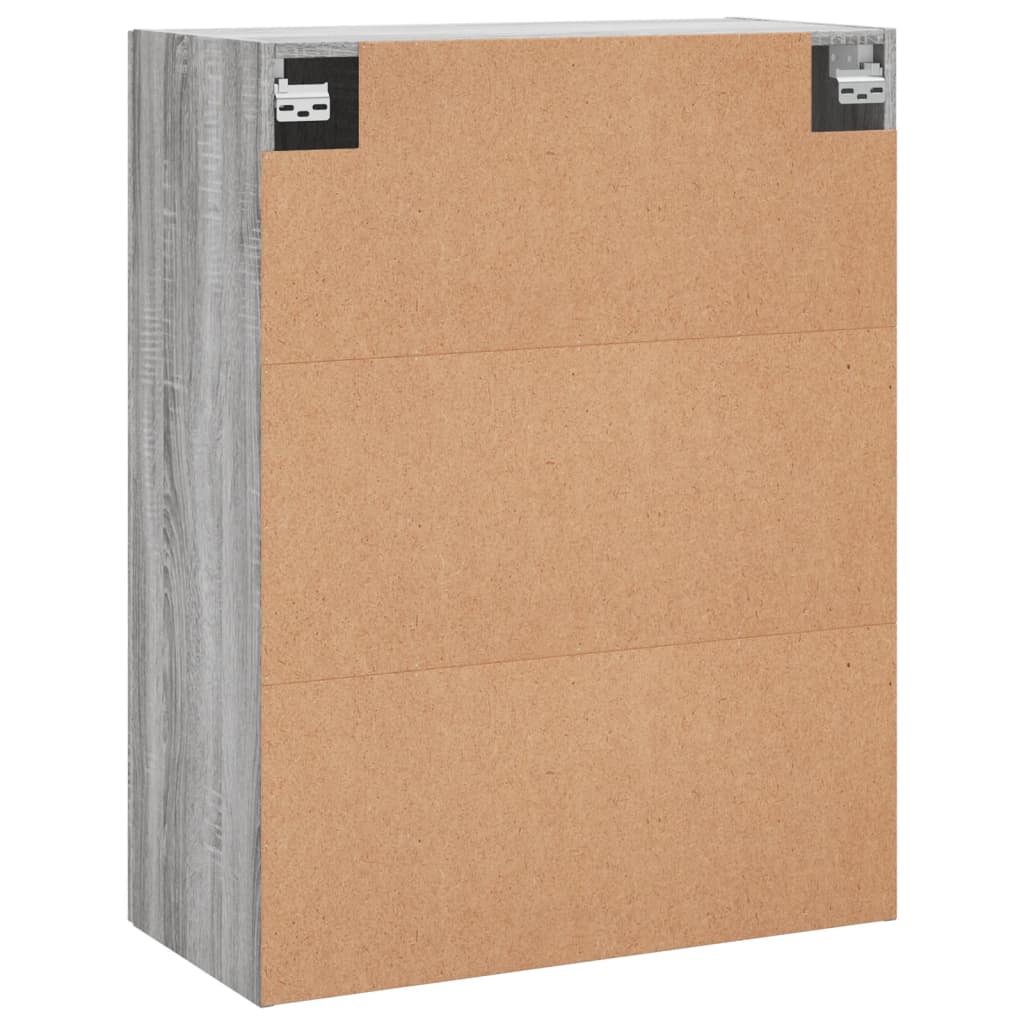 vidaXL Armario de pared gris Sonoma 69,5x34x90 cm