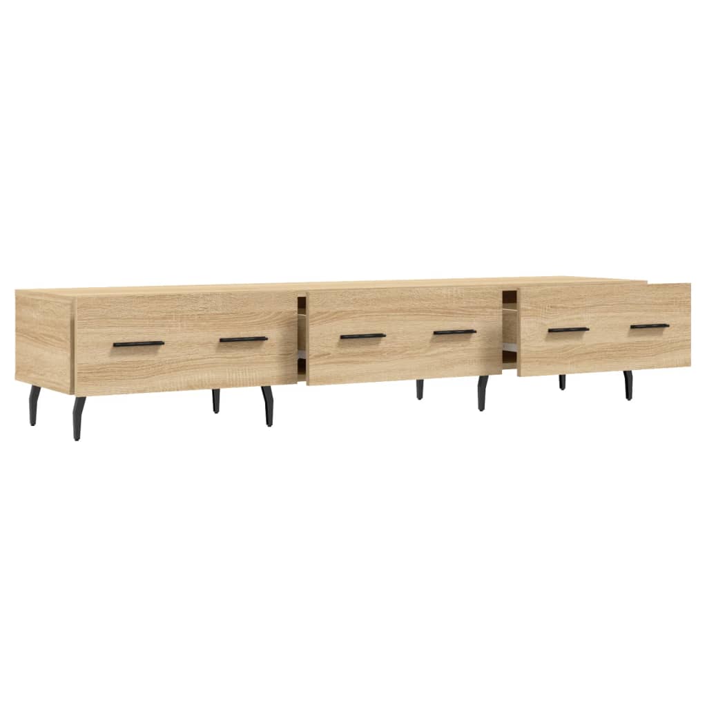 vidaXL Mueble de TV madera de ingeniería roble Sonoma 150x36x30 cm