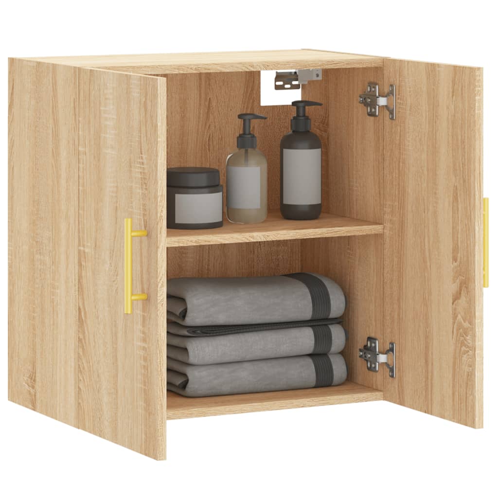 vidaXL Armario de pared madera de ingeniería roble Sonoma 60x31x60 cm