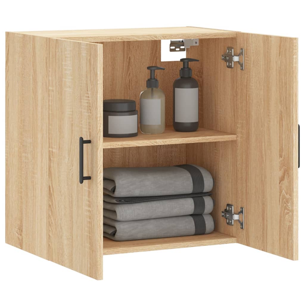 vidaXL Armario de pared madera de ingeniería roble Sonoma 60x31x60 cm