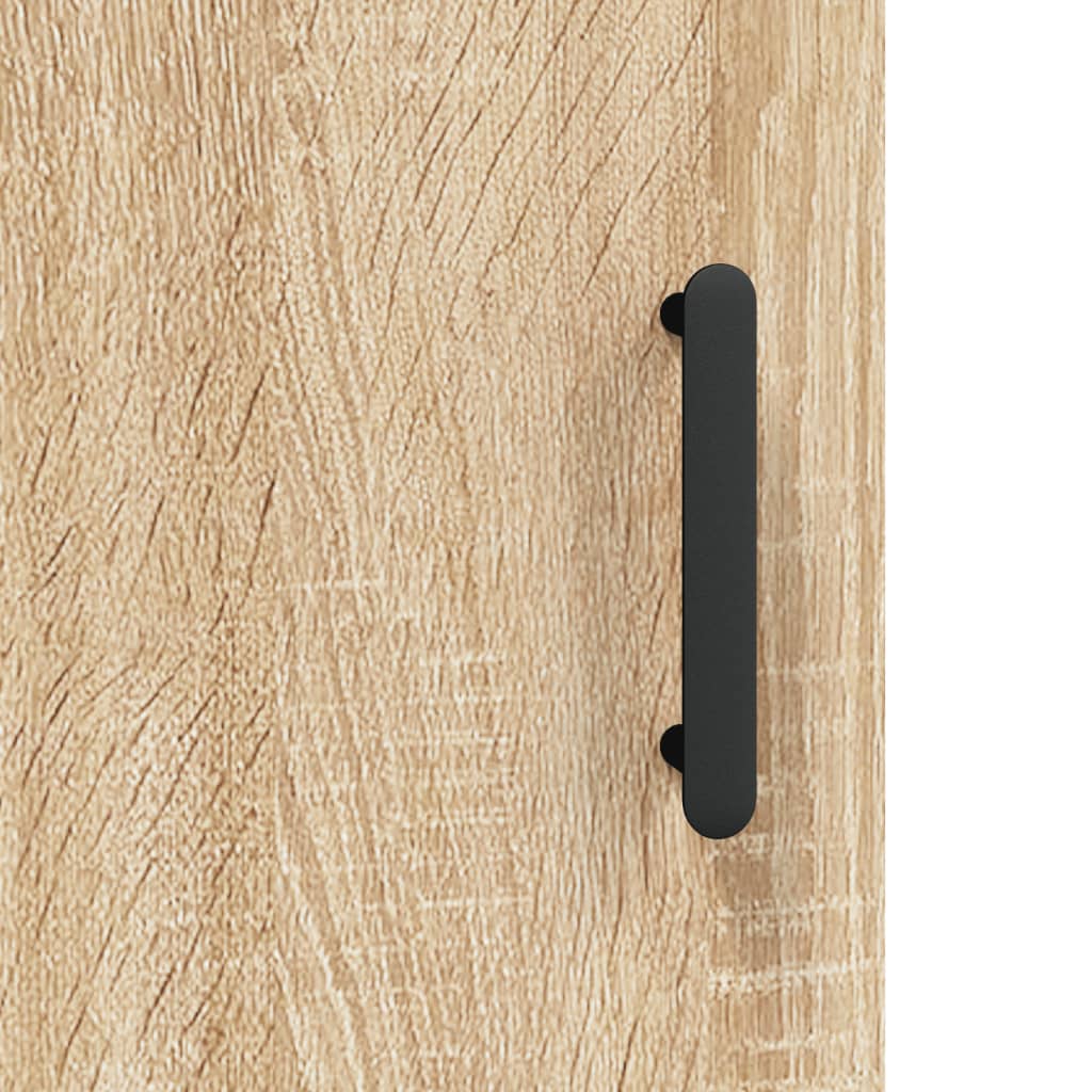 vidaXL Armario de pared madera ingeniería roble Sonoma 69,5x34x90 cm