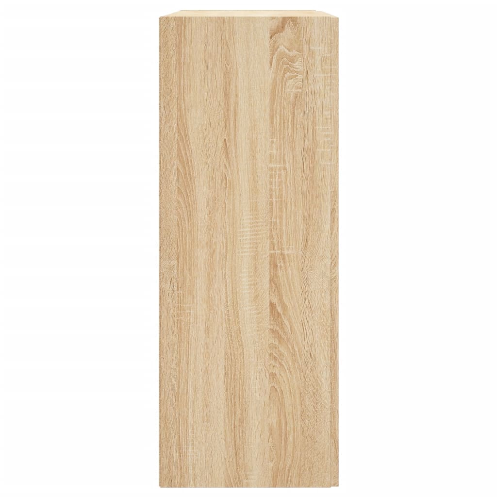 vidaXL Armario de pared madera ingeniería roble Sonoma 69,5x34x90 cm