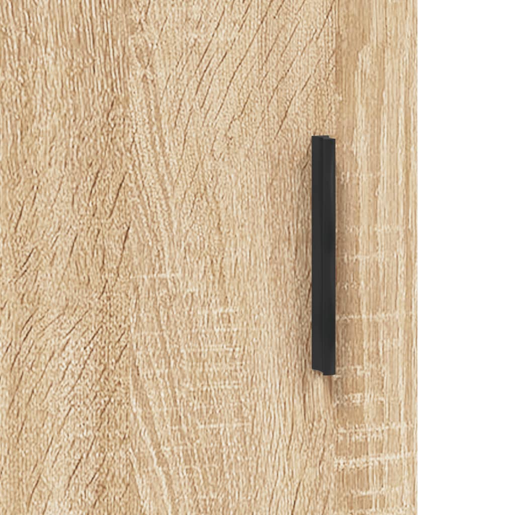 vidaXL Armario de pared madera ingeniería roble Sonoma 69,5x34x90 cm